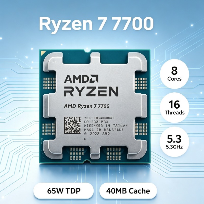 Pc Gaming Ryzen 7 - Processeur de bureau gaming AM5 AMD