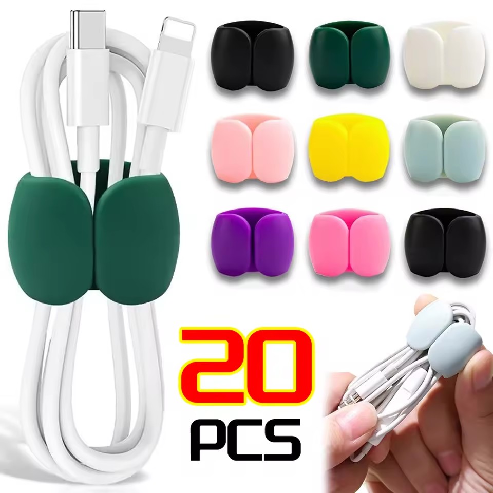 Headset Stand - Lot de 10/5/1 organiseurs de câbles