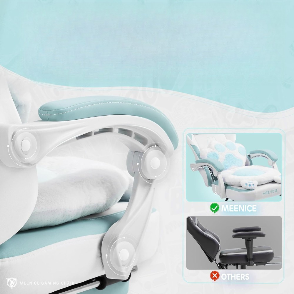 Pc Gaming Umbrella - Chaise de gaming ergonomique avec oreilles