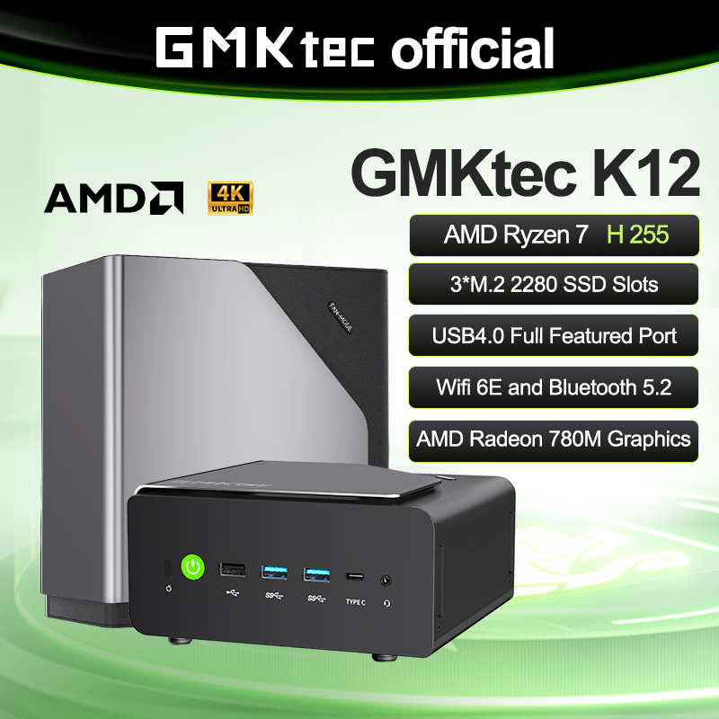 Pc Gaming Ryzen 7 - GMKtec K12 Mini PC AMD Ryzen