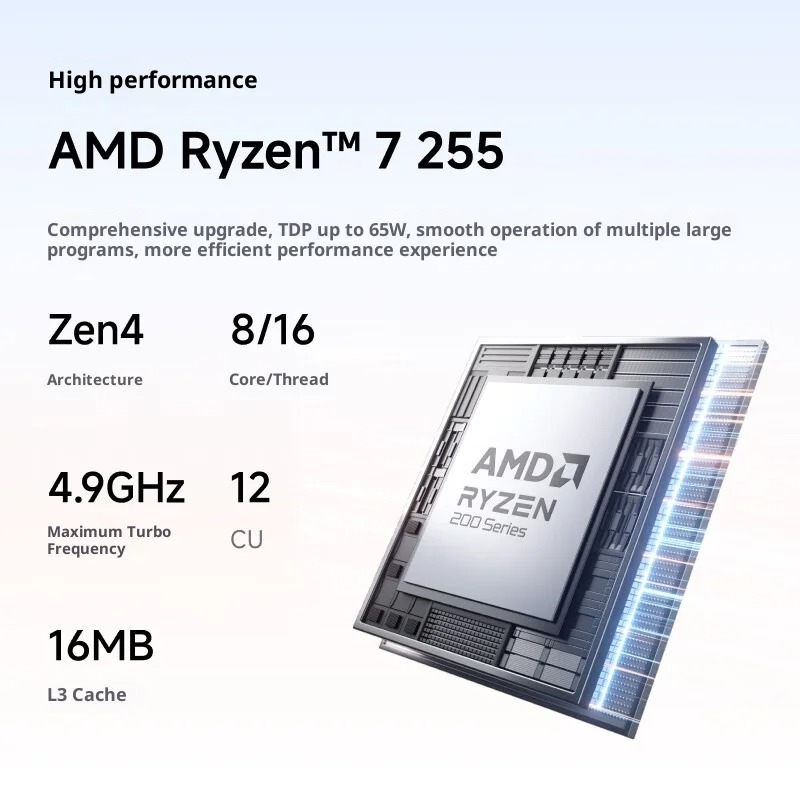 MINISFORUM X1-255 : AMD Ryzen  - Pc Gaming Ryzen 7 avis et prix