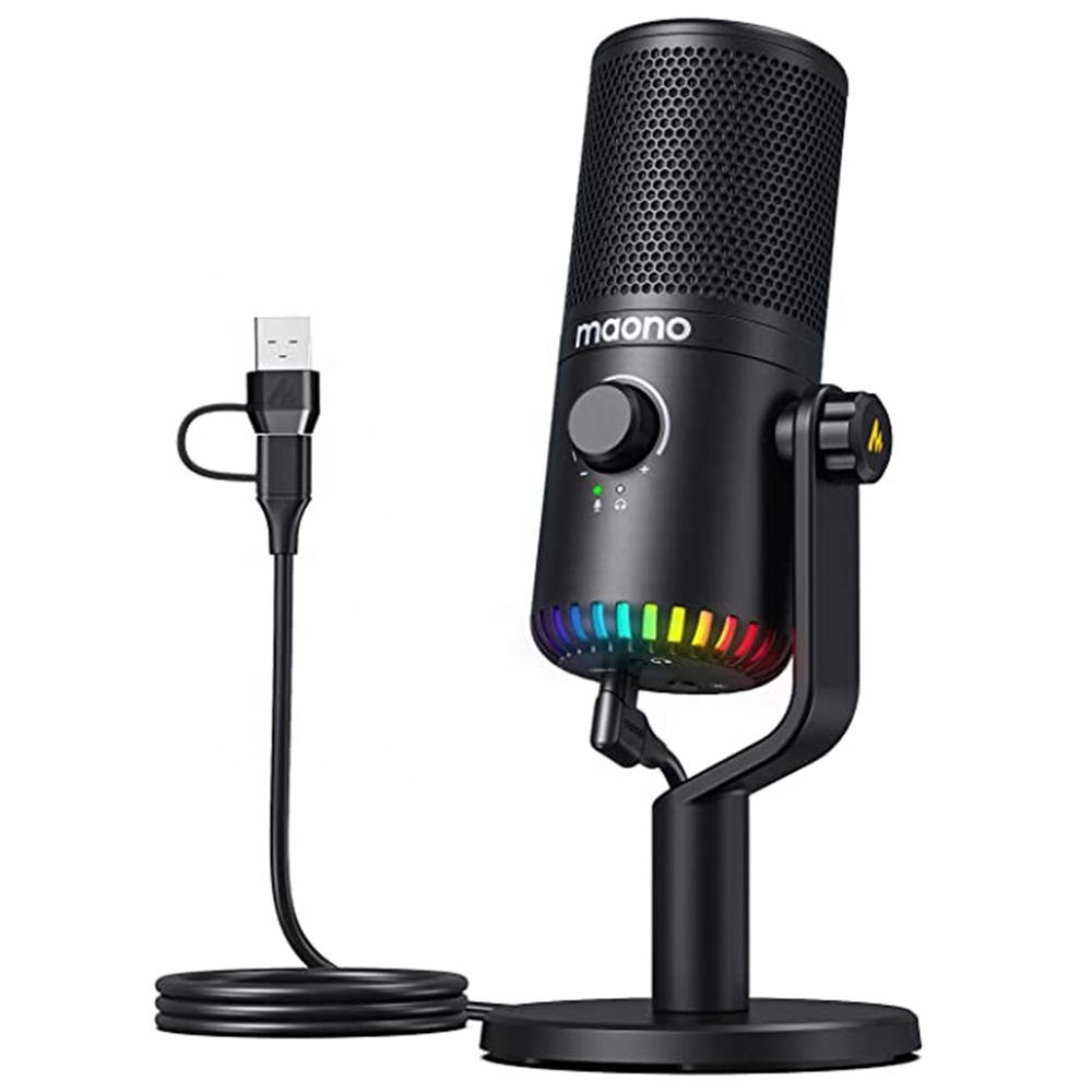 Microphone de jeu RGB programm - Pc Gaming Youtuber avis et prix