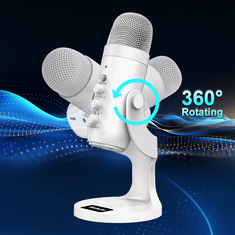 Microphone professionnel à con - Pc Gaming Youtuber avis et prix