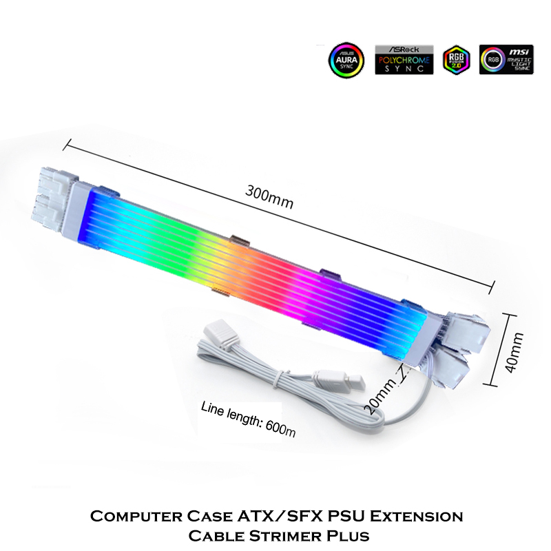 Câble d'extension PSU RGB Stri - Pc Gaming Lian Li avis et prix