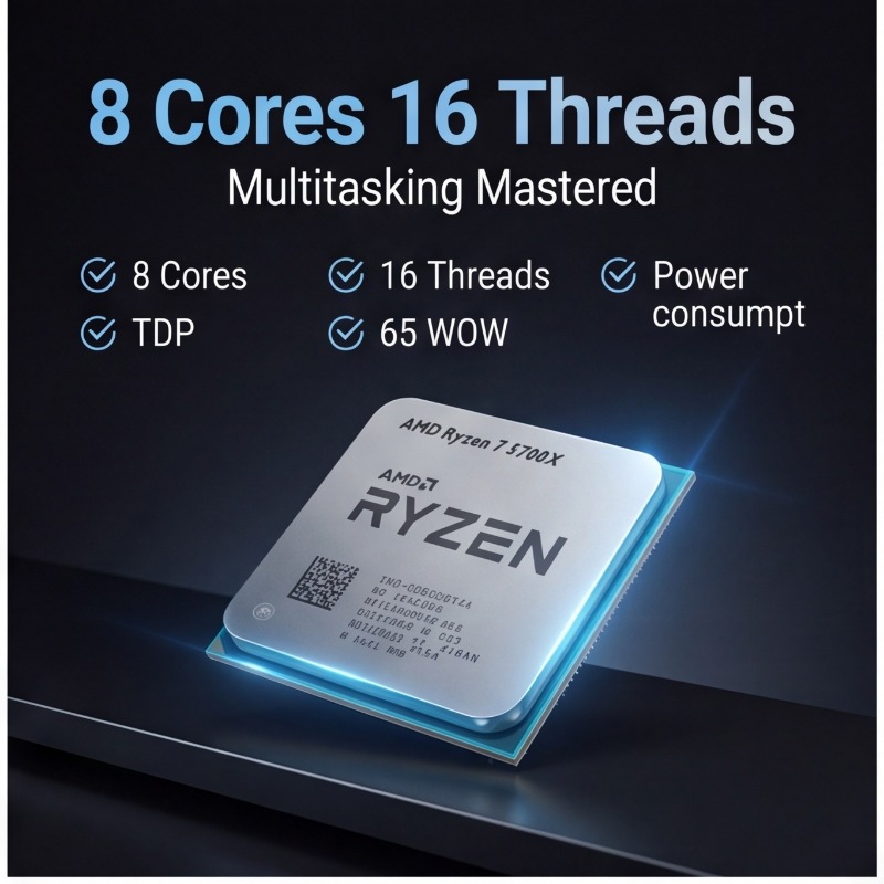 Processeur AMD Ryzen 7 5700X p - Pc Gaming Ryzen 7 avis et prix