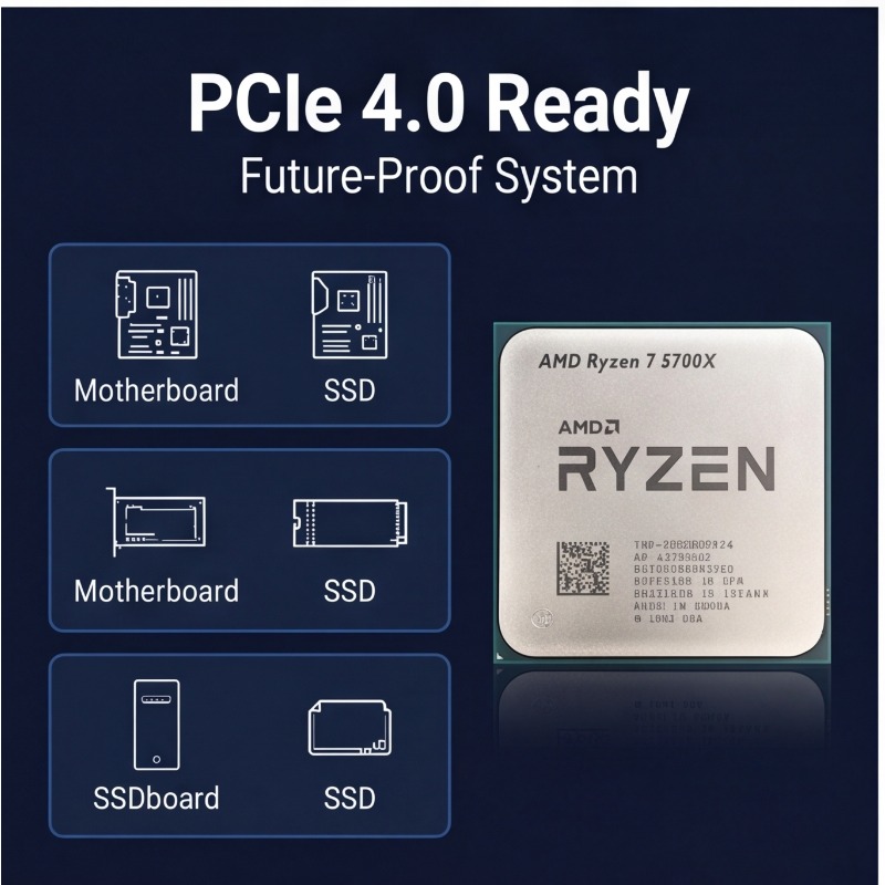 Processeur AMD Ryzen 7 5700X p - Pc Gaming Ryzen 7 avis et prix
