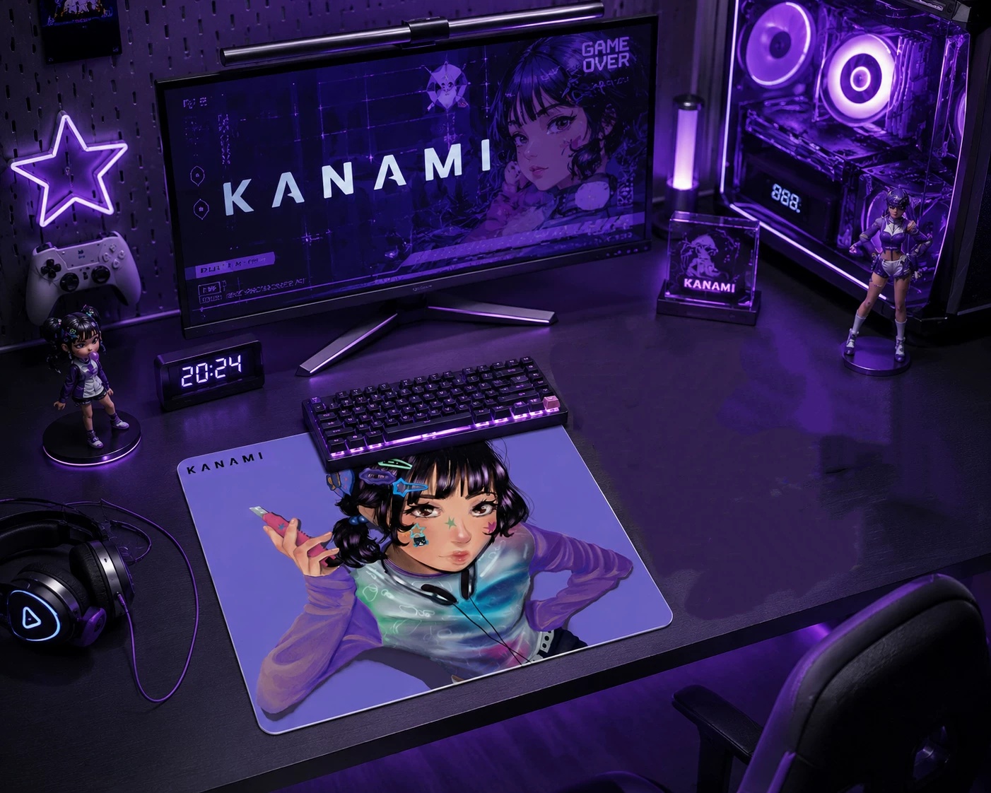 Tapis de souris de jeu en verr - Pc Gaming Valorant avis et prix