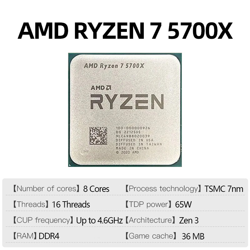 Processeur de jeu AMD Ryzen 7  - Pc Gaming Ryzen 7 avis et prix