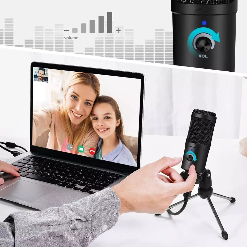 Microphone statique à condensa - Pc Gaming Youtuber avis et prix