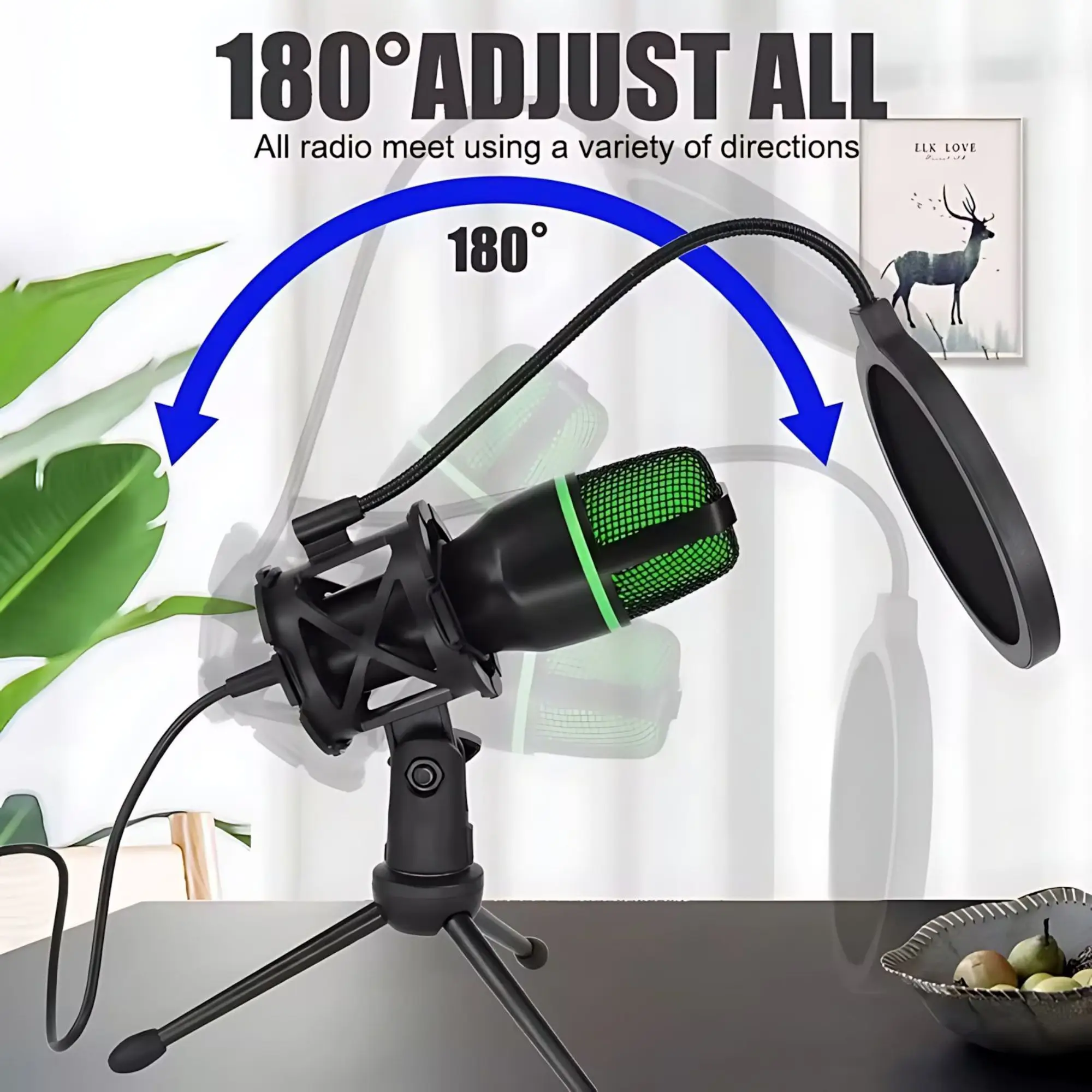 Kit de microphone à condensate - Pc Gaming Youtuber avis et prix