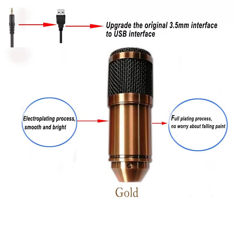 Microphone à condensateur USB  - Pc Gaming Youtuber avis et prix