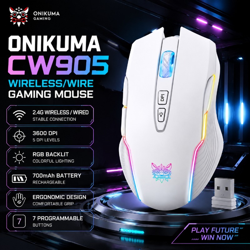 Souris de jeu sans fil ONIKUMA - Pc Gaming X3D avis et prix