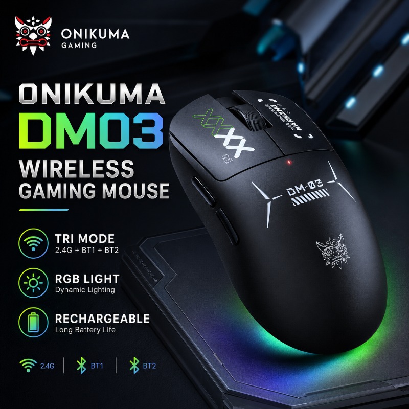 Souris de jeu sans fil ONIKUMA - Pc Gaming X3D avis et prix