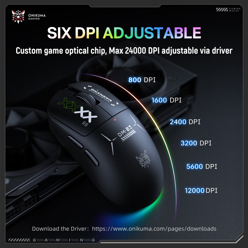 Souris de jeu sans fil ONIKUMA - Pc Gaming X3D avis et prix